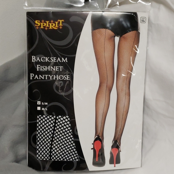 Spirit Halloween Backseat Fishnet Pantyhose S/M - Picture 1 of 2